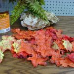 Realistic Autumn Decor Loose Leaf Silk Screen Artificial Life Size Maple Leaves