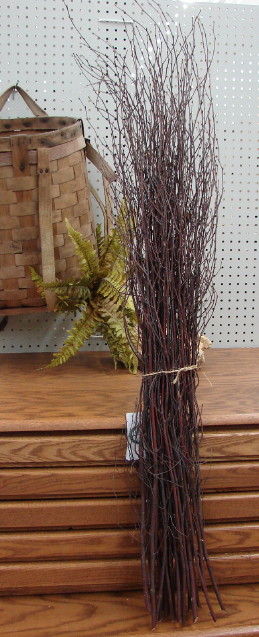 Natural Red White Birch Twigs 3-4 Foot Branches Floor Vase Tall Branch, Moose-R-Us.Com Log Cabin Decor