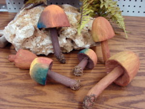 Realistic Large Mushroom Floral Arrangement Craft Supplies Set/6