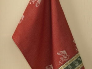 100% Cotton Fish Camp Jacquard Hand Dish Towel