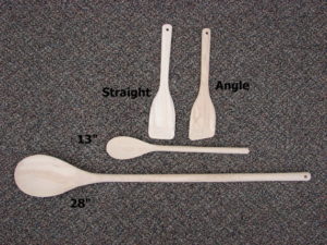 Amish Hand Made Hard Maple Wooden Spoon Spatula