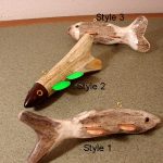 Unique Real Deer Antler Fish Spearing Decoy - Image 3