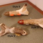 Unique Real Deer Antler Fish Spearing Decoy - Image 4