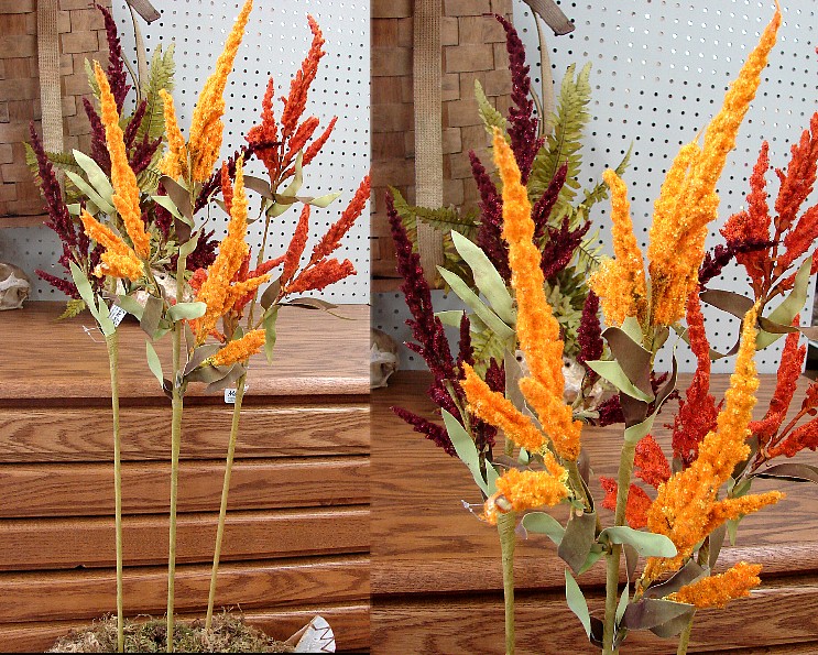 Realistic Artificial Astilbe Flower Pick, Moose-R-Us.Com Log Cabin Decor