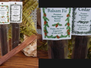Incense Campfire Memories Balsam Pine Cedar All Natural Hand Dipped Long Incense Stick