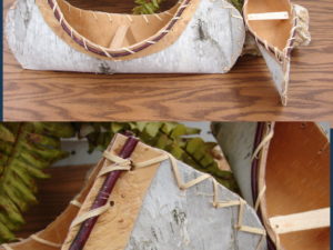 Birch Bark Canoe Authentic Native American Ojibwe Indian Birchbark Canoes