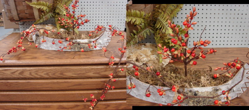 Realistic Bittersweet Pick 5 Foot Garland Autumn Decorating, Moose-R-Us.Com Log Cabin Decor