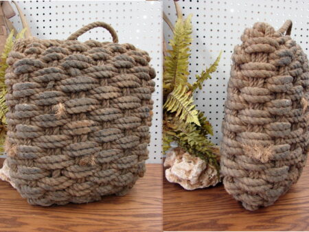 Antique 1900's Hemp Rope Braided Ship Boat Marine Bumper Fender