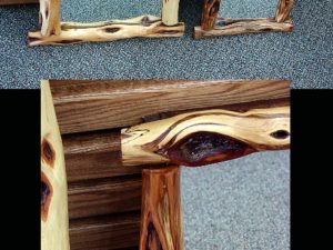 Bonga Diamond Willow Mirror 21 x 17