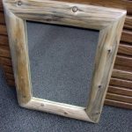 White Cedar Log Lodge Wall Mirror