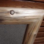 White Cedar Log Lodge Wall Mirror - Image 3
