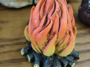 Detailed Camping Campfire Ornament