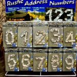 Cast Iron Birch Bark Twig House Address Numbers - Image 2
