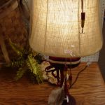 Retro Vintage Boat Motor Table Lamp w/ Shade - Image 2