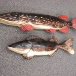 Wood Carving Trophy Chainsaw Carved Northern or Walleye Pike