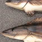 Wood Carving Trophy Chainsaw Carved Northern or Walleye Pike - Image 4