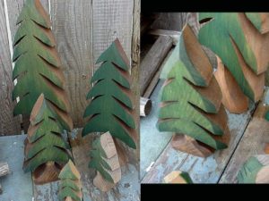 Realistic Rustic Pine Tree with Cones Burlap Weighted Base 24&#8243;, Moose-R-Us.Com Log Cabin Decor