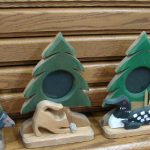 Country Pine Picture Frame Shelf Sitter - Image 2