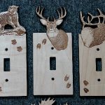 DD Electric Switch Plate Bear Deer Elk Loon Moose Musky Pinecone - Image 3