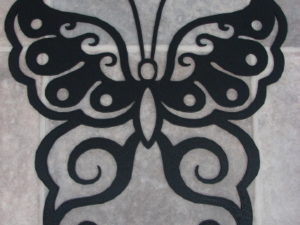 Laser Cut Heavy Duty Iron Wall Butterfly USA Made