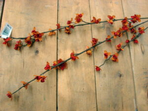 Realistic Dried Bittersweet Spray Pick Primitive Decorating