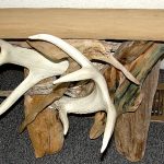 Rustic Driftwood Real Deer Antler Wall Shelf - Image 6