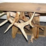 Rustic Driftwood Real Deer Antler Wall Shelf - Image 5
