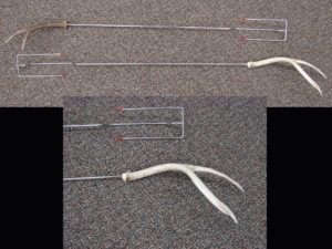 Real Deer Antler Hot Dog Roasting Stick Lake Cabin Campfire Accessories