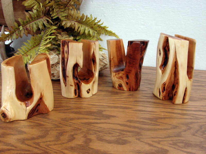 Hand Carved Diamond Willow Log Napkin Holder, Moose-R-Us.Com Log Cabin Decor