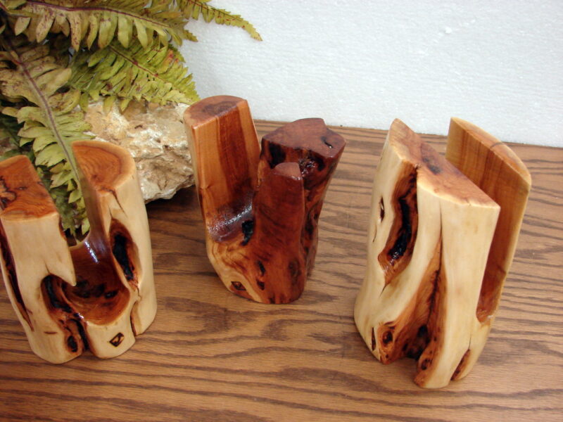 Hand Carved Diamond Willow Log Napkin Holder, Moose-R-Us.Com Log Cabin Decor