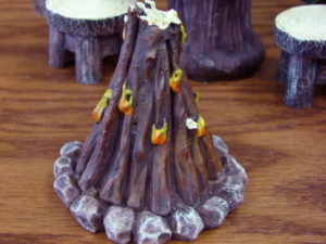 Fairy Garden Miniature Doll House Campfire