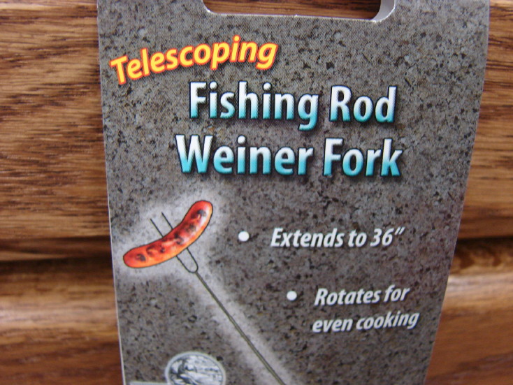 Fishing Pole Rod Campfire Marshmallow Hot Dog Roasting Stick -   Log Cabin Decor