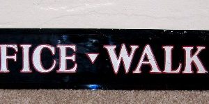 Antiqued Tin Enamel Street Sign Home is Where You Park It, Moose-R-Us.Com Log Cabin Decor