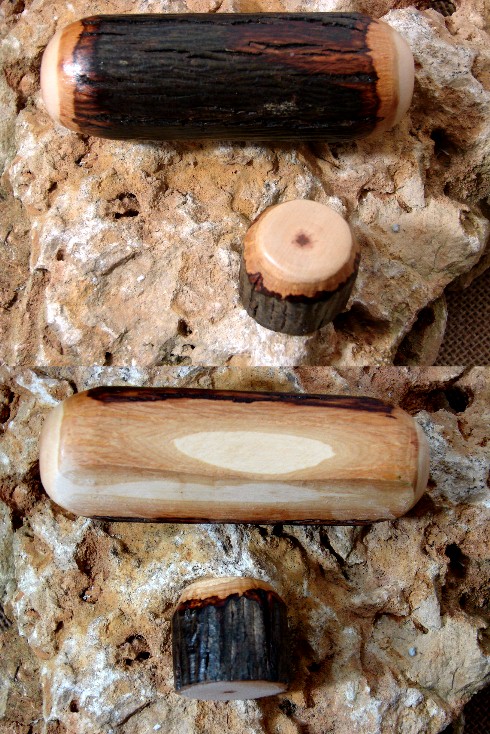 Amish Handcrafted Hickory Wood Cabinet Hardware, Moose-R-Us.Com Log Cabin Decor