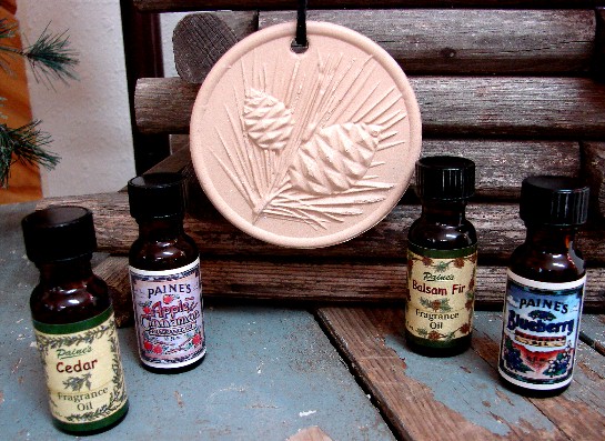 Lightstone Aromatherapy Heat Activated Pinecone Scented Disk Fragrance Oil, Moose-R-Us.Com Log Cabin Decor