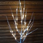 LED Lighted Realistic Birch Bark Tree 4 Foot - Image 3