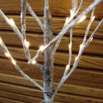 LED Lighted Realistic Birch Bark Tree 4 Foot - Image 2