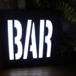 Rustic LED BAR Wall Shelf Sitter Sign - Image 3