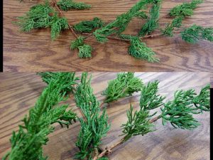 Realistic Cypress Cedar Garland Evergreen