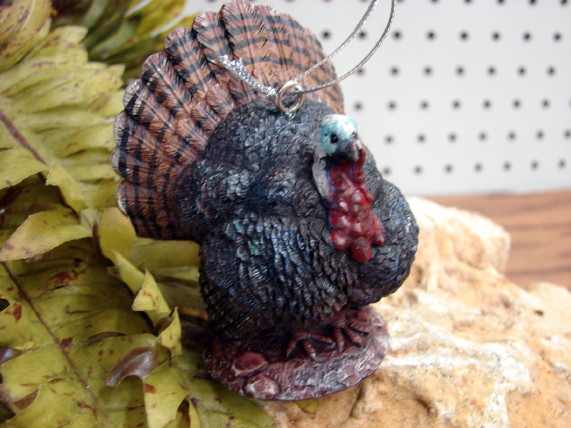 Midwest Detailed Game Bird Wild Turkey Ornament, Moose-R-Us.Com Log Cabin Decor