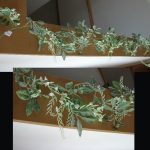 Romantic Drape Miniature Wisteria Garland White