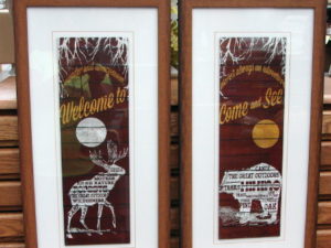 Moose Bear Framed Raised Pictures Great Outdoors Artwork