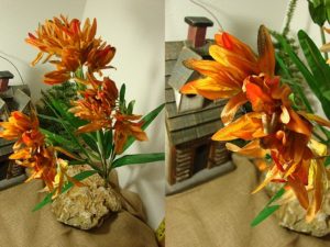 Robust Autumn Gold Nerine Lily Bush Spray