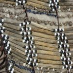 Authentic Native American Indian Ojibwe Powwow Breastplate Beaded Shells - Image 4