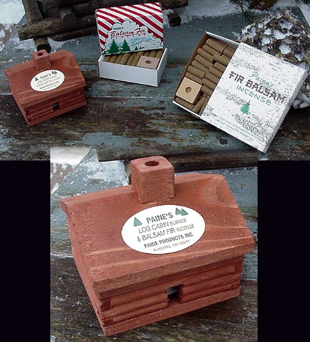 Log Cabin Campfire Memories Balsam Fir Incense Wood Burning Aroma