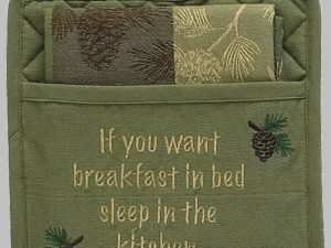 Cotton Quilted Breakfast in Bed Pot Holder Set