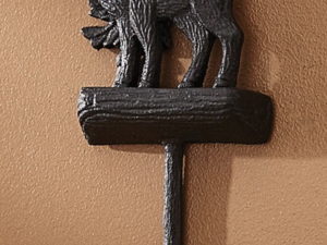 Cast Black Bathroom Accessories Deer Hook