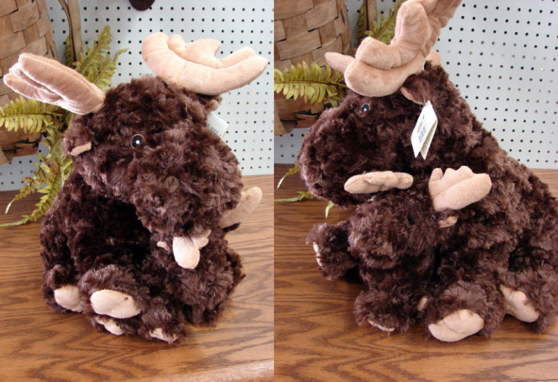 Northwoods Super Soft Plush Moose with Baby Stuffed Toy, Moose-R-Us.Com Log Cabin Decor