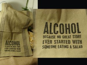 Primitive Alcohol No Great Story Eating Salad Hand Dish Towel