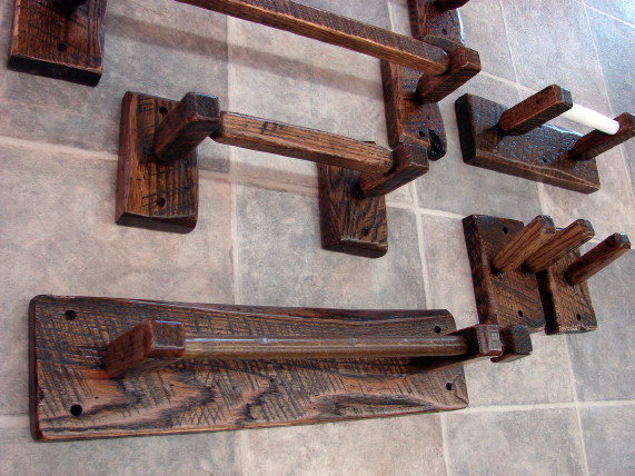 Bathroom Wood Towel Racks, Wood Bathroom Towel Bar